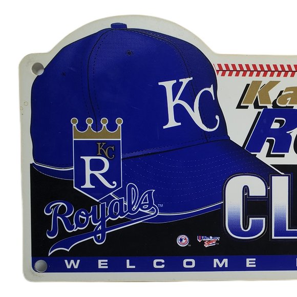 Vintage 1998 MLB Kansas City Royals Clubhouse Sign - Picture 2 of 4
